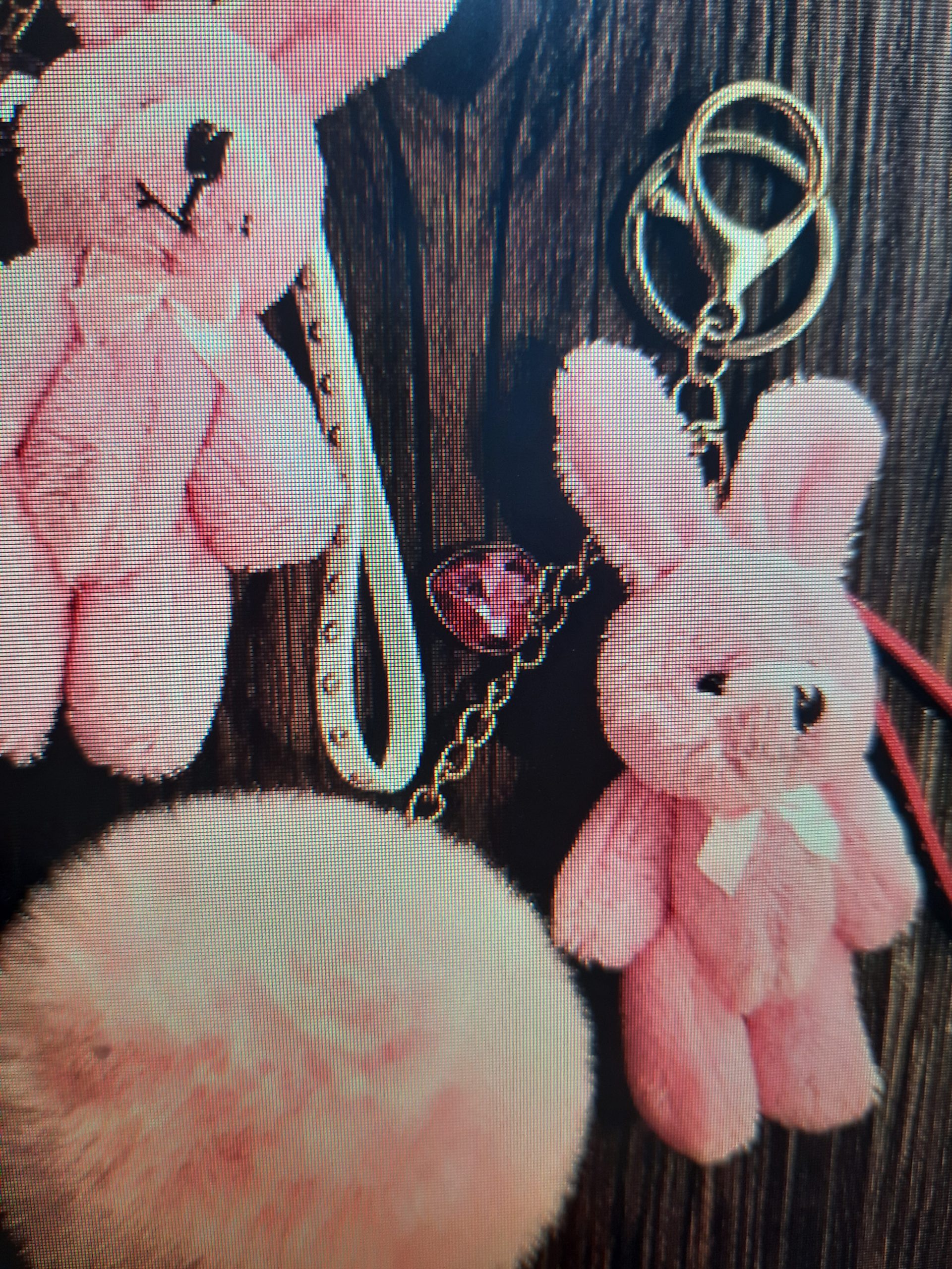 Llaves con llavero de peluche